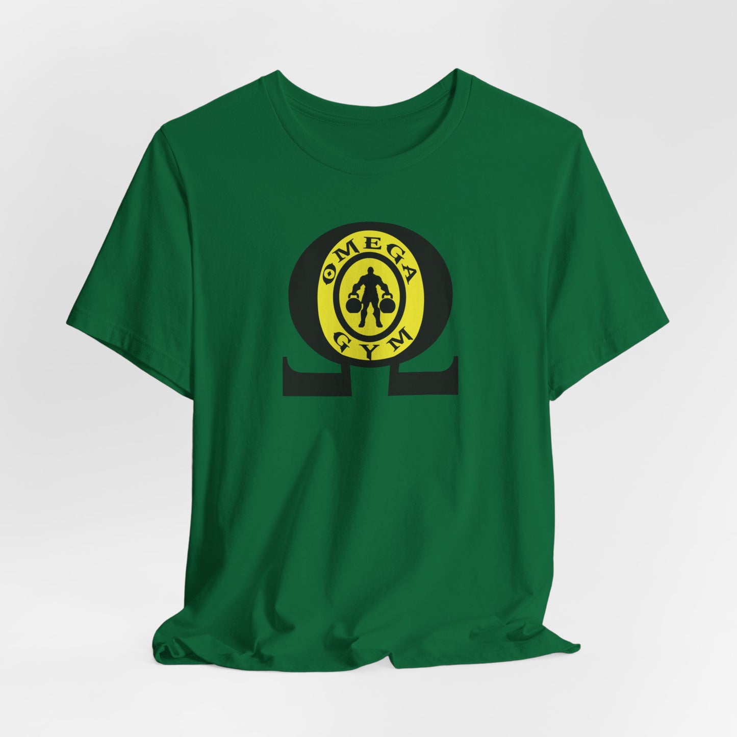 OMEGA GYM. Unisex Jersey Short Sleeve Tee