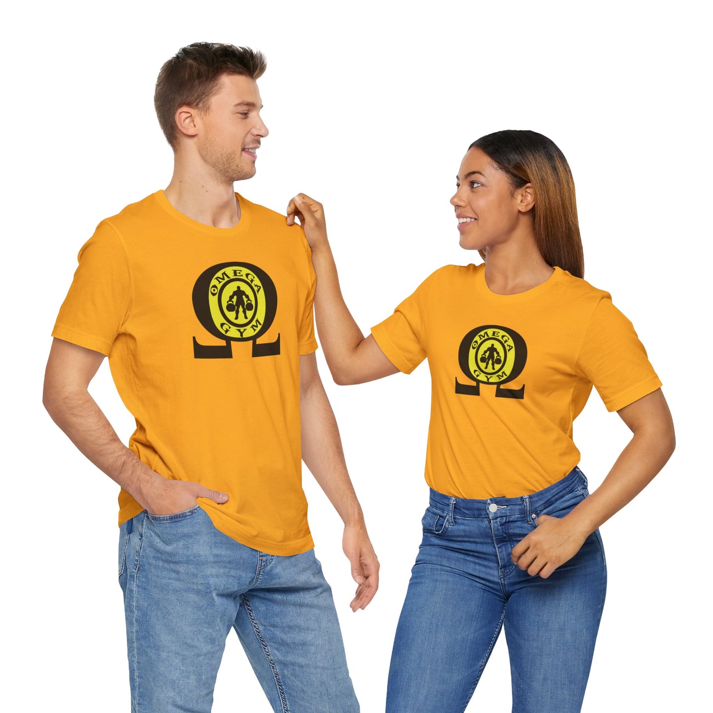 OMEGA GYM. Unisex Jersey Short Sleeve Tee