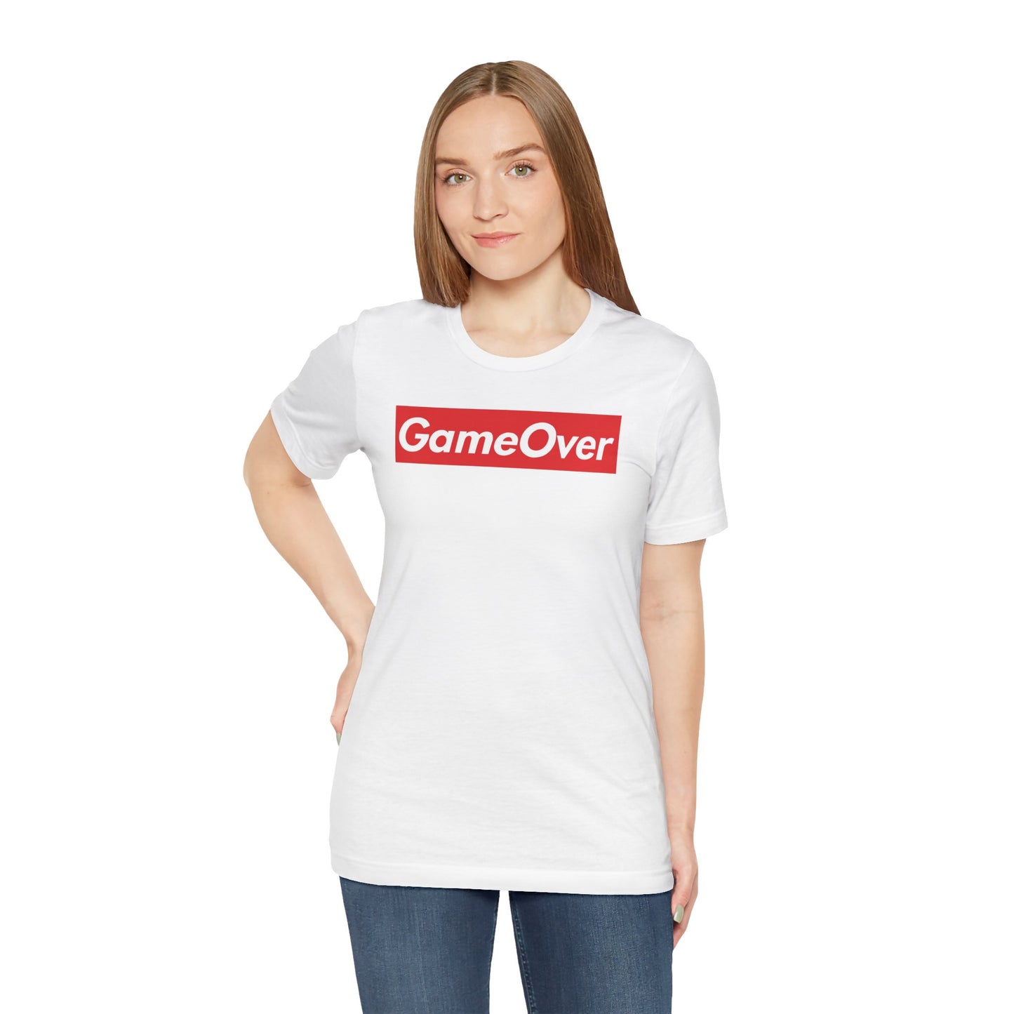 SUPER GAME OVER. Unisex Jersey Short Sleeve Tee