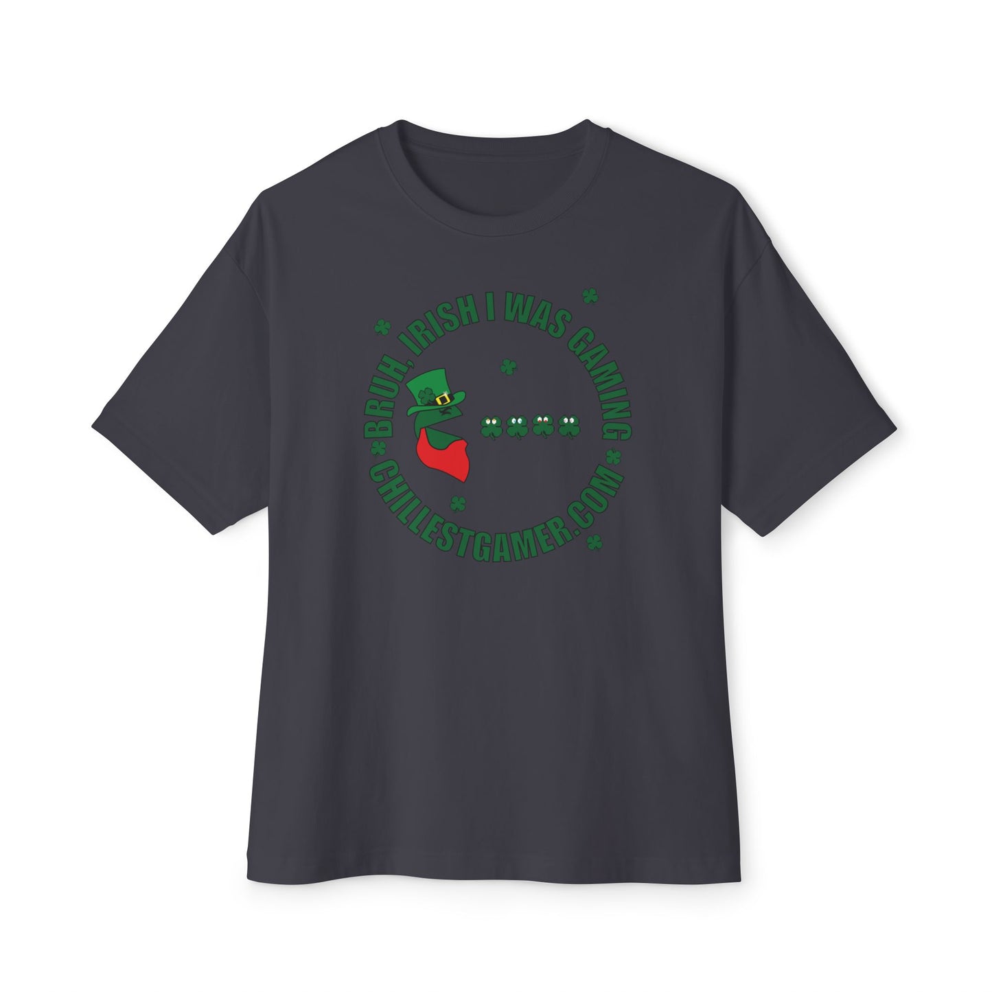 LUCKY GAMER V2. Unisex Oversized Boxy Tee