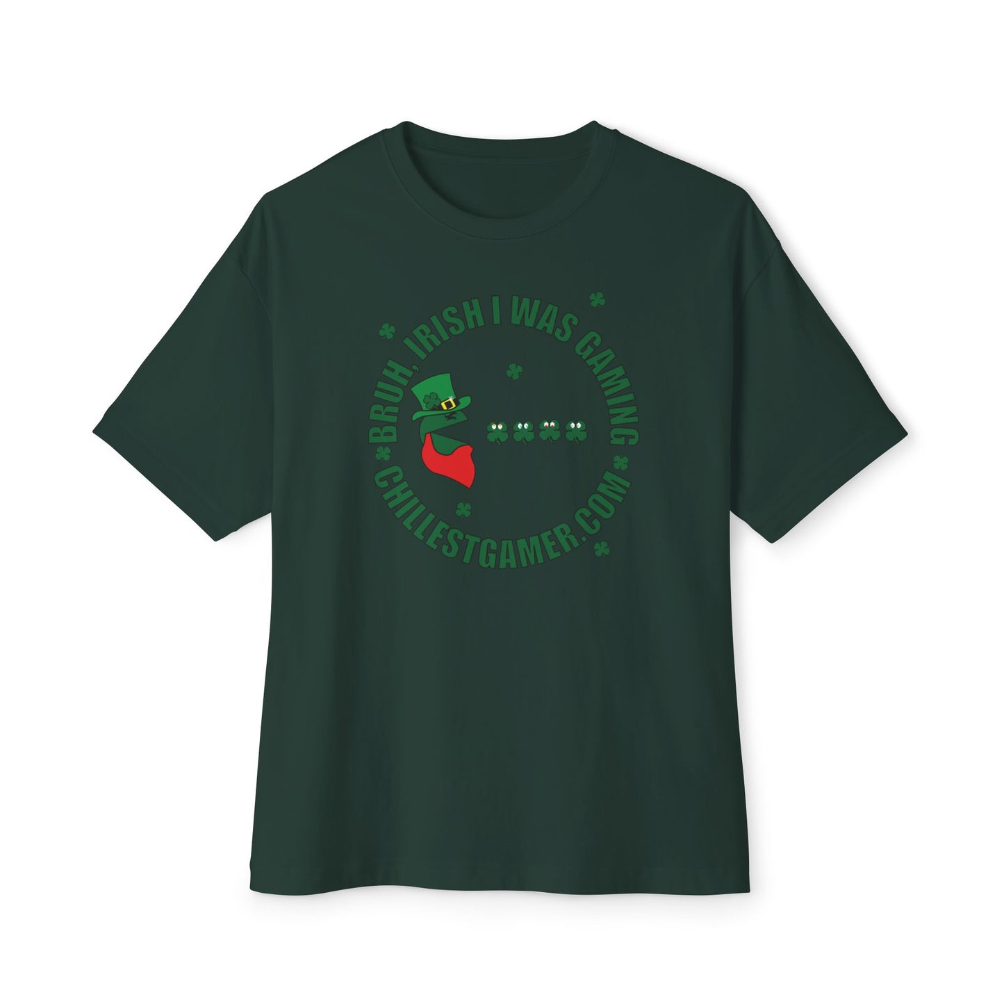 LUCKY GAMER V2. Unisex Oversized Boxy Tee