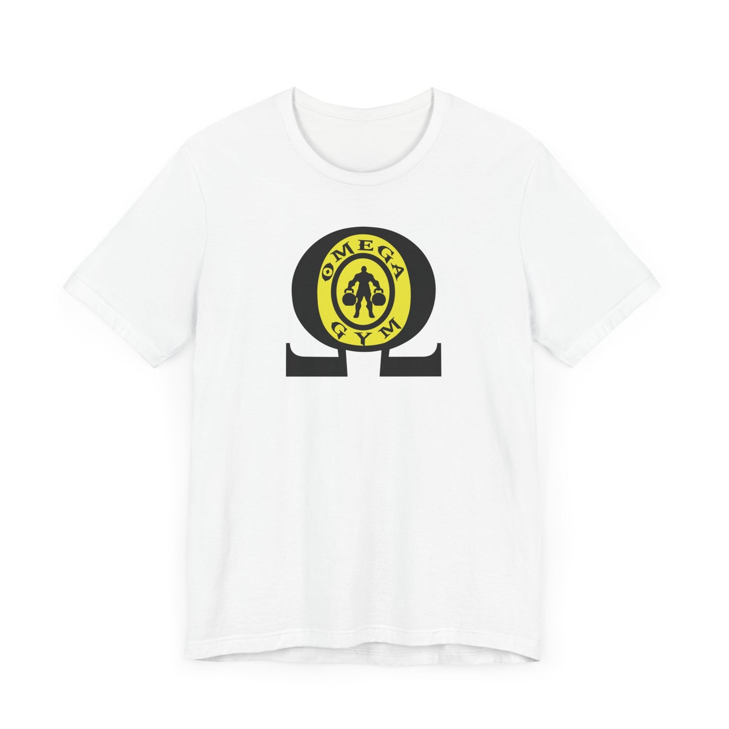 OMEGA GYM. Unisex Jersey Short Sleeve Tee