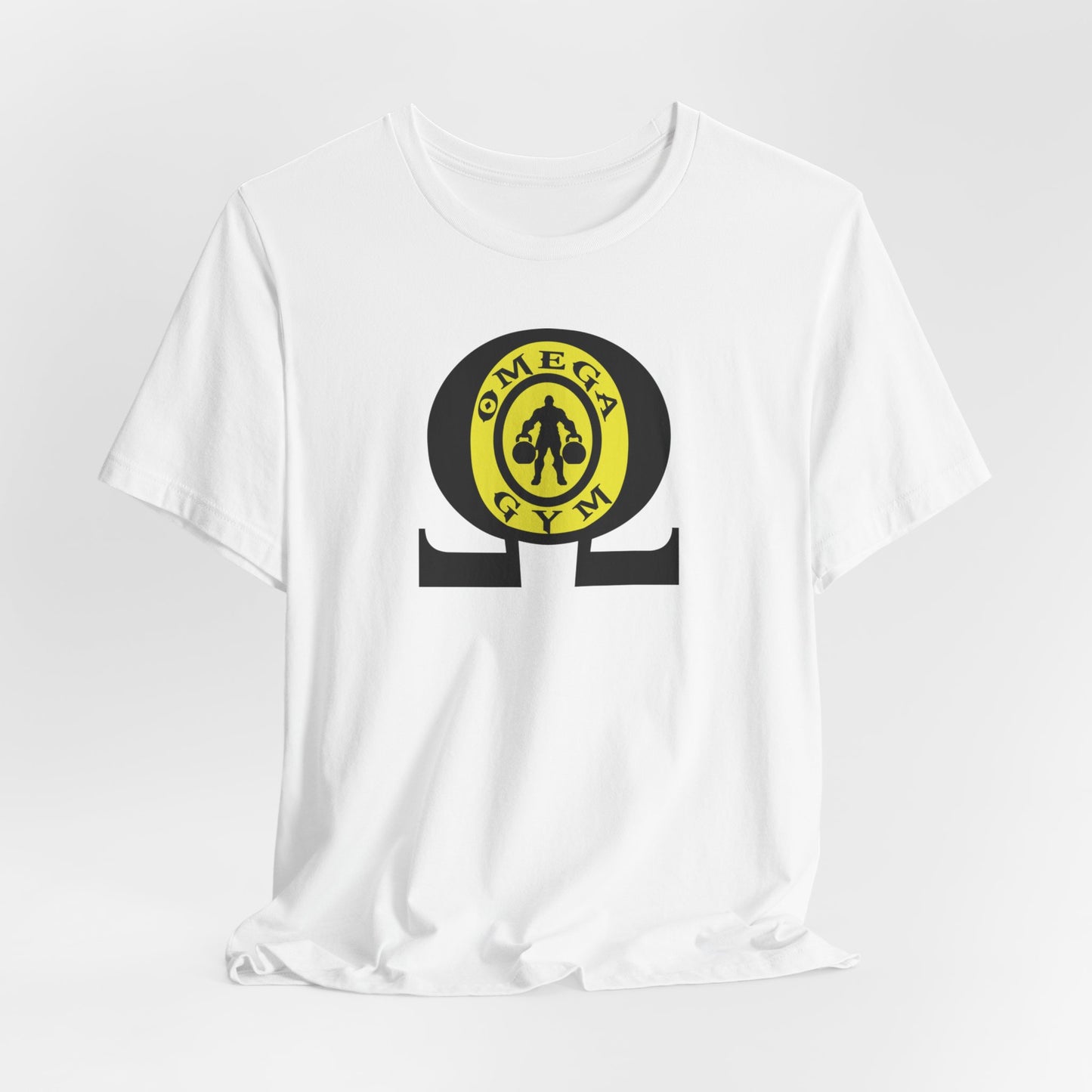 OMEGA GYM. Unisex Jersey Short Sleeve Tee