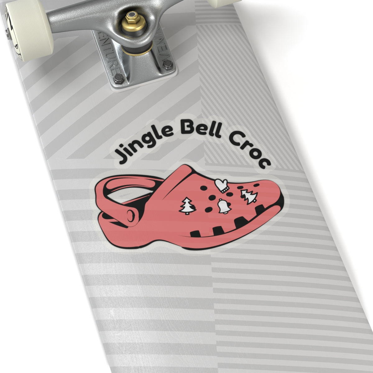 JINGLE BELL CROC. Kiss-Cut Stickers