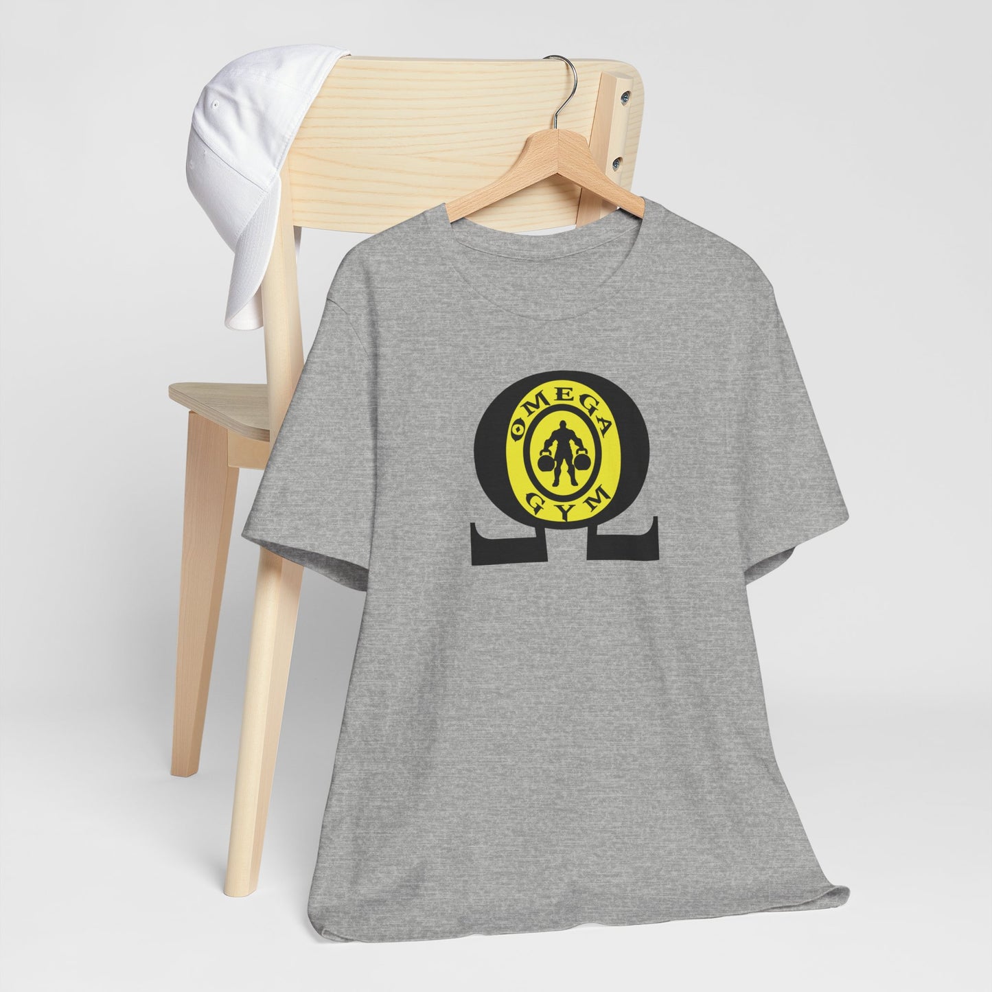 OMEGA GYM. Unisex Jersey Short Sleeve Tee