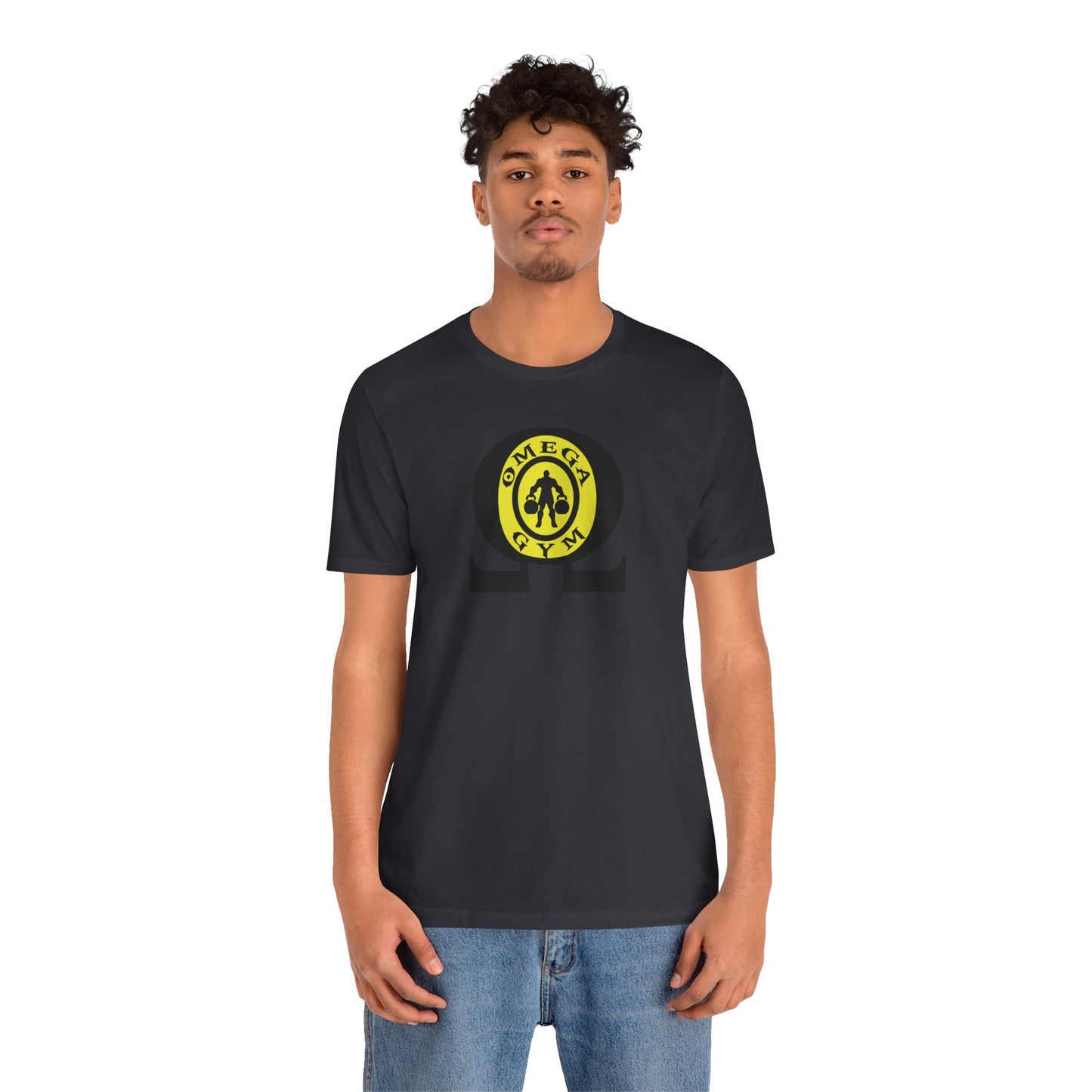 OMEGA GYM. Unisex Jersey Short Sleeve Tee