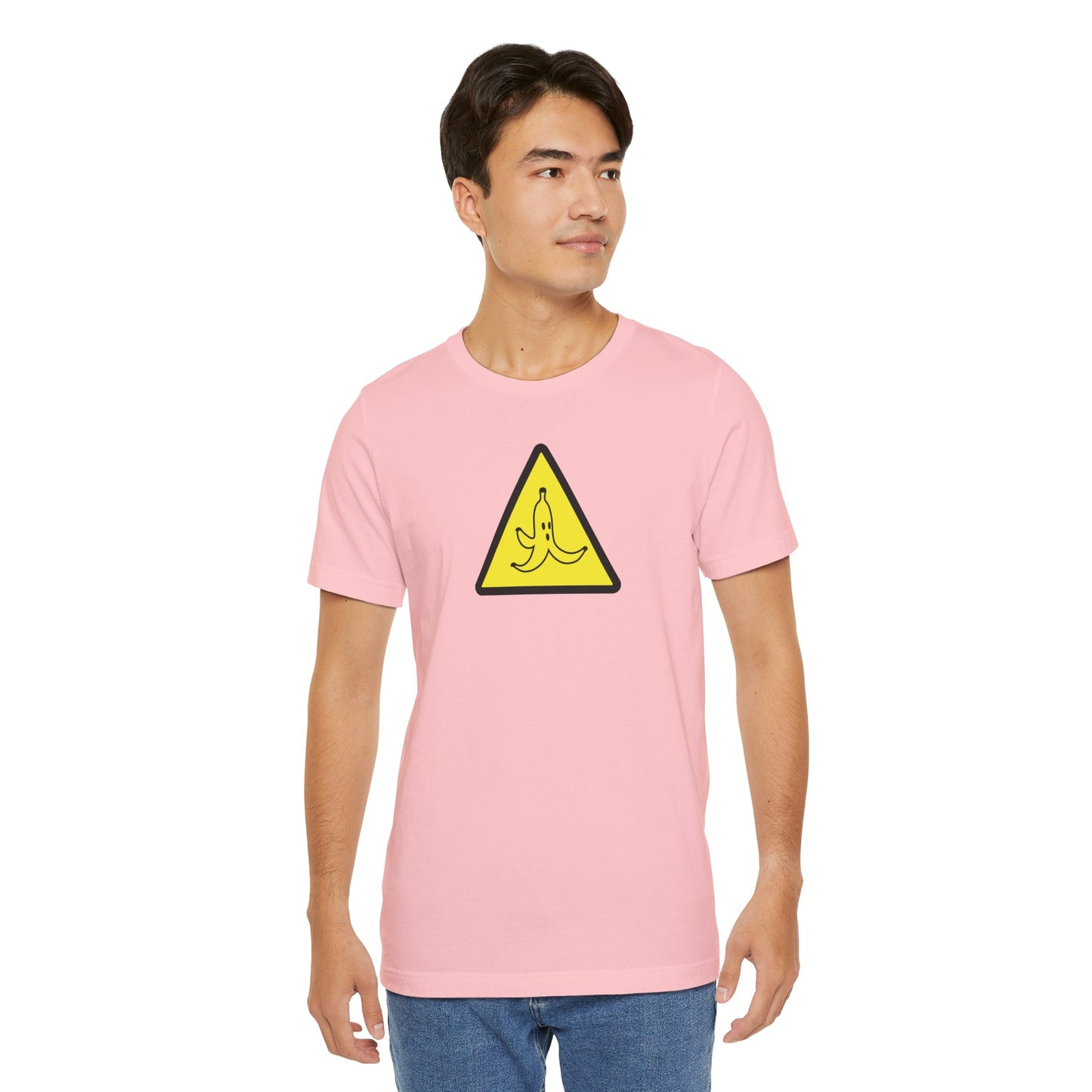 CAUTION BANANA. Unisex Jersey Short Sleeve Tee