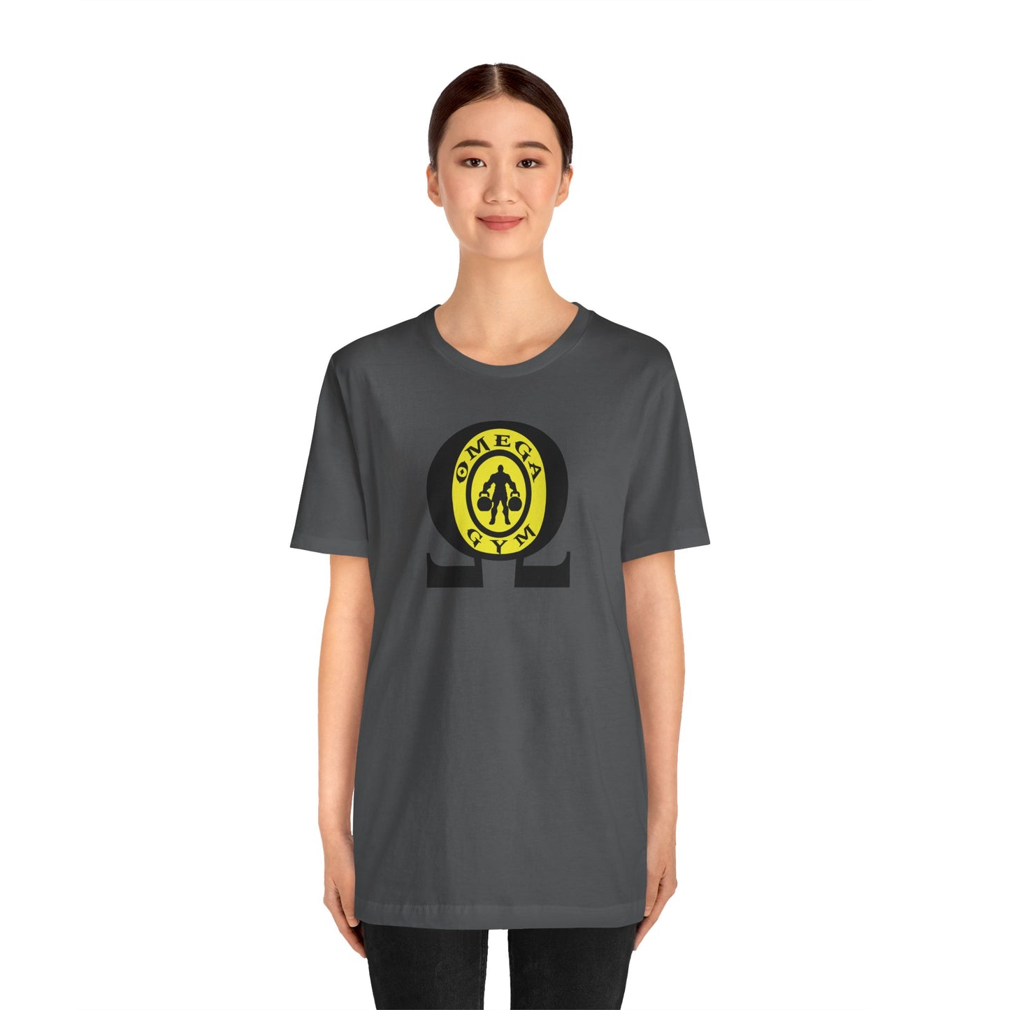 OMEGA GYM. Unisex Jersey Short Sleeve Tee