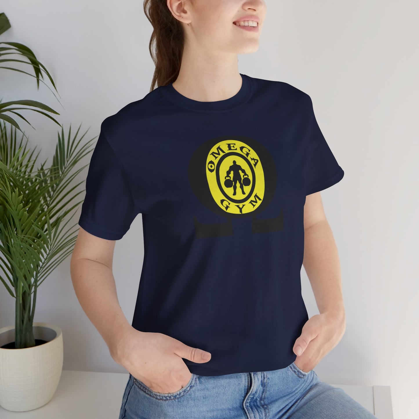 OMEGA GYM. Unisex Jersey Short Sleeve Tee