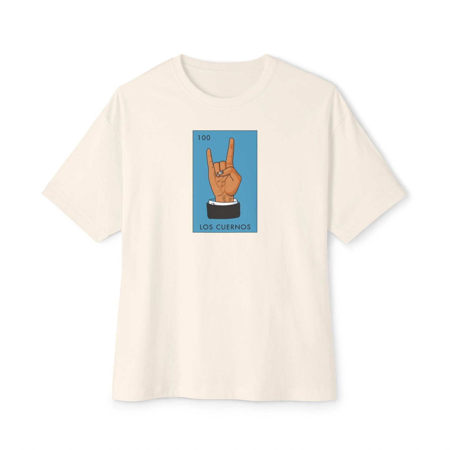 LOS CUERNOS (THE HORNS) Unisex Oversized Boxy Tee