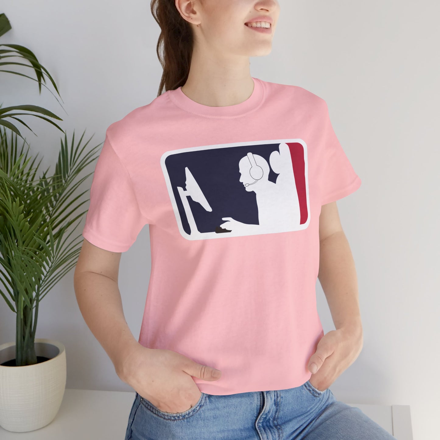 MAJOR LEAGUE GAMER (PC). Unisex Jersey Short Sleeve Tee