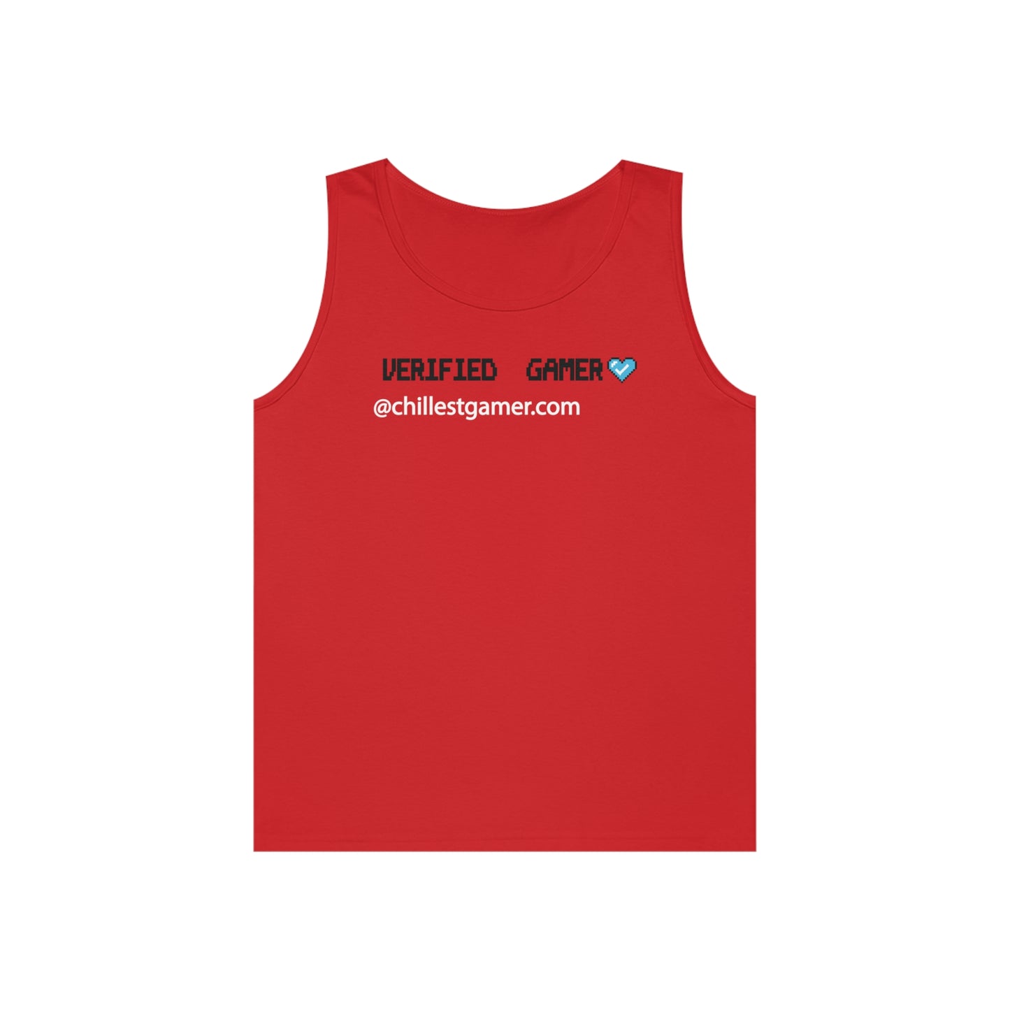 VERIFIED GAMER. Unisex Heavy Cotton Tank Top