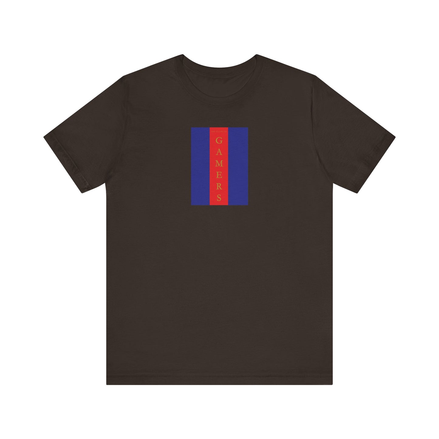 THE LAWS OF GAMERS. Unisex Jersey Short Sleeve Tee