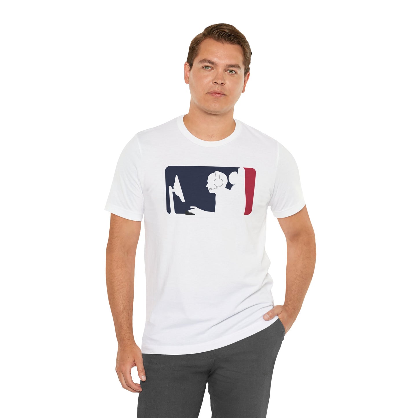 MAJOR LEAGUE GAMER (PC). Unisex Jersey Short Sleeve Tee