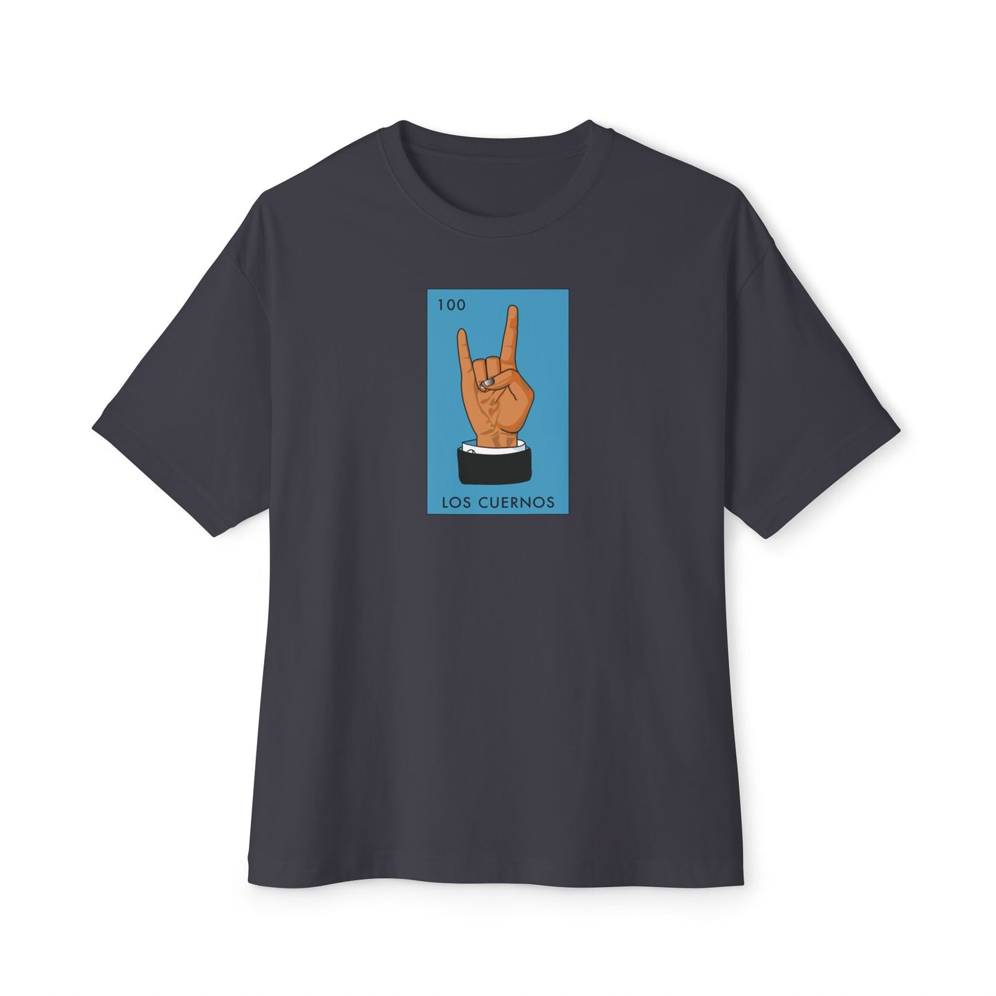 LOS CUERNOS (THE HORNS) Unisex Oversized Boxy Tee