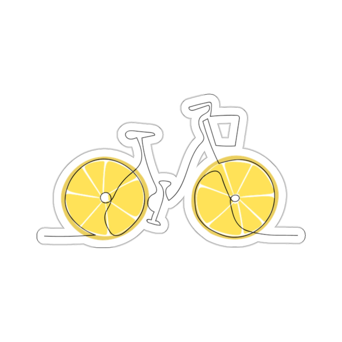 CHILLEST BIKE. Kiss-Cut Stickers