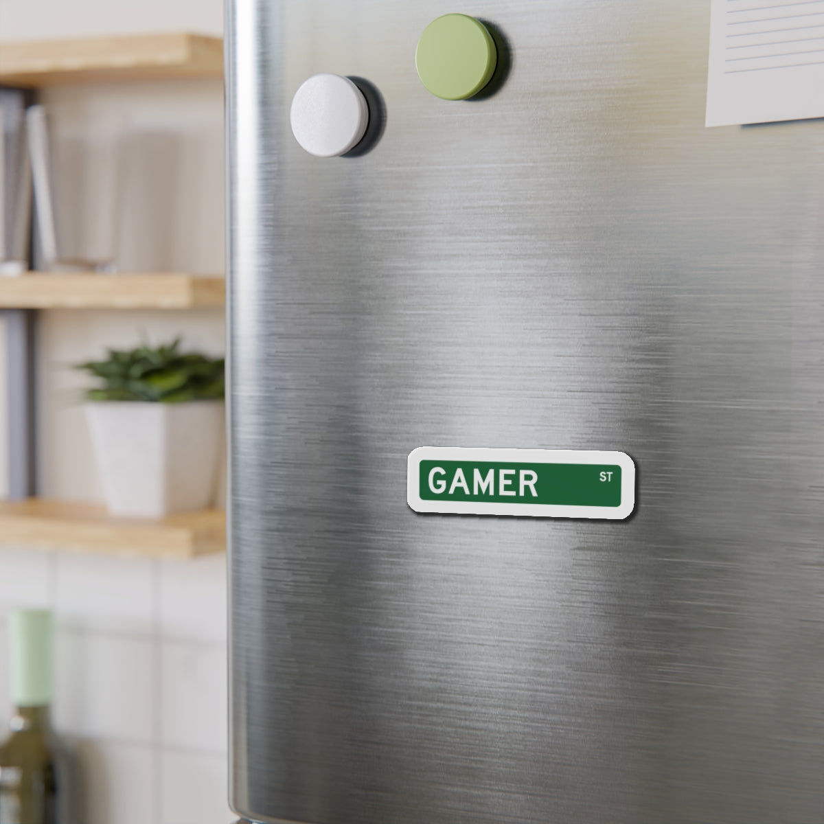 GAMER STREET. Die-Cut Magnets