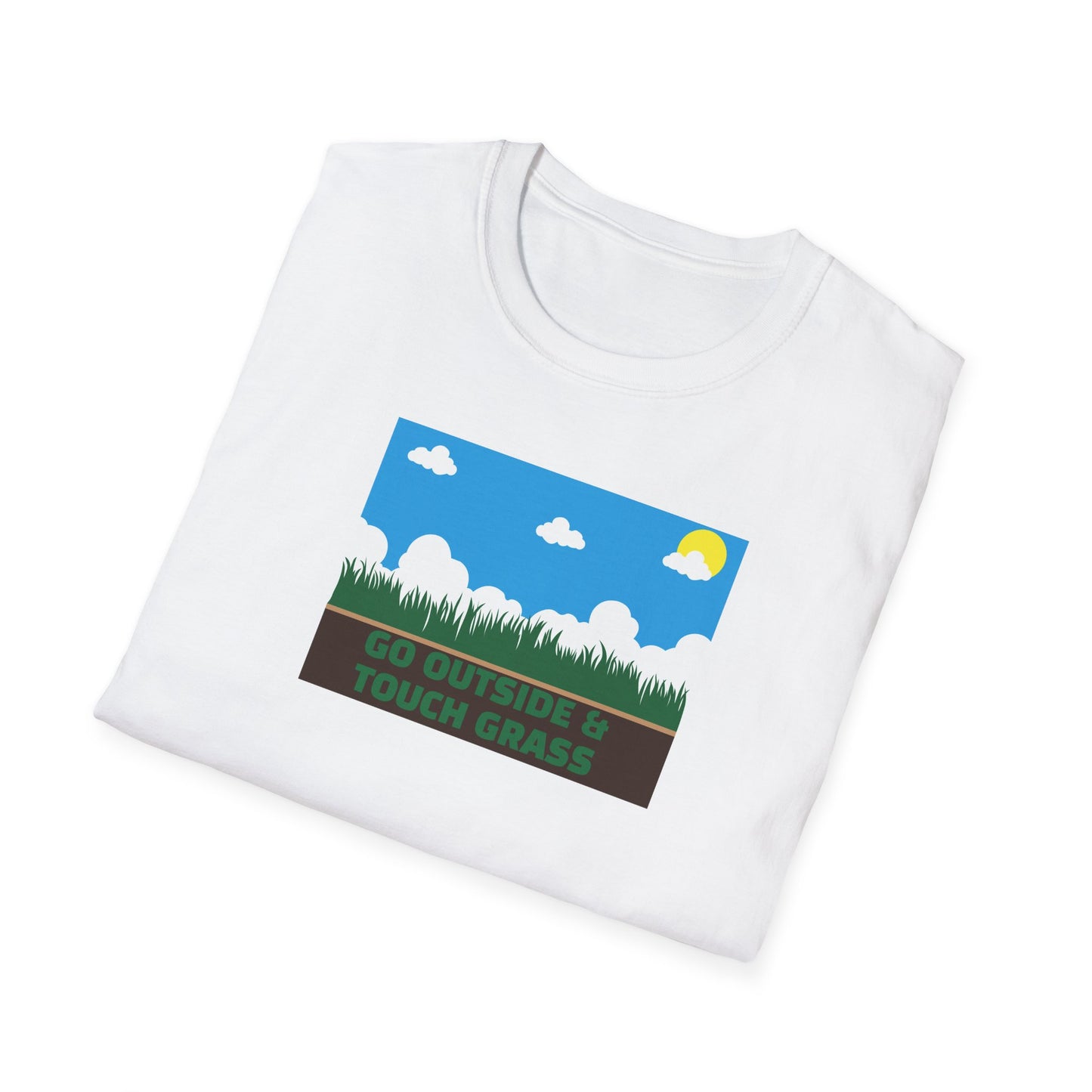 TOUCH GRASS. Unisex Softstyle T-Shirt