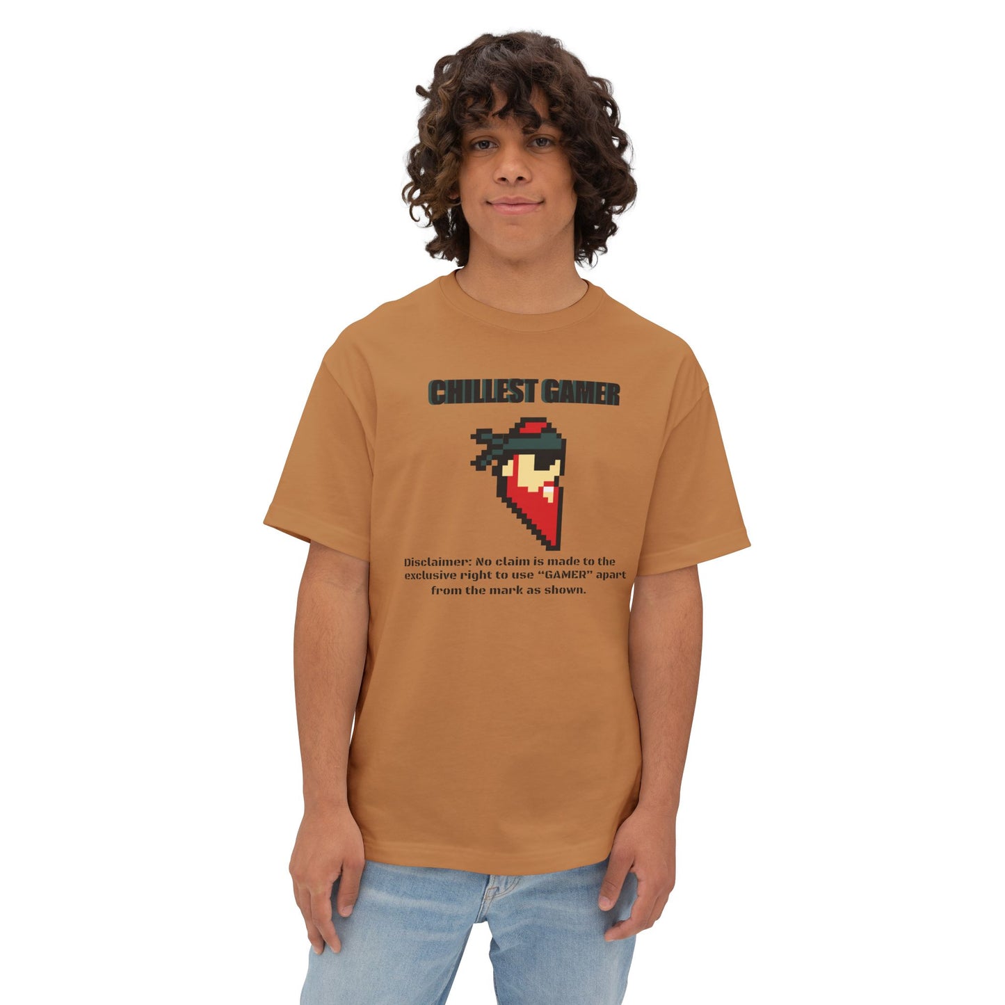 CHILLEST GAMER. Unisex Oversized Boxy Tee