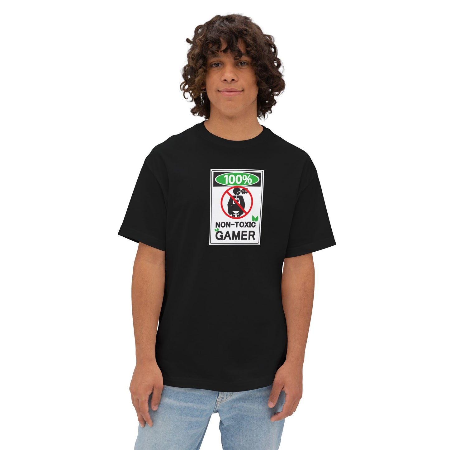 NON-TOXIC GAMER. Unisex Oversized Boxy Tee