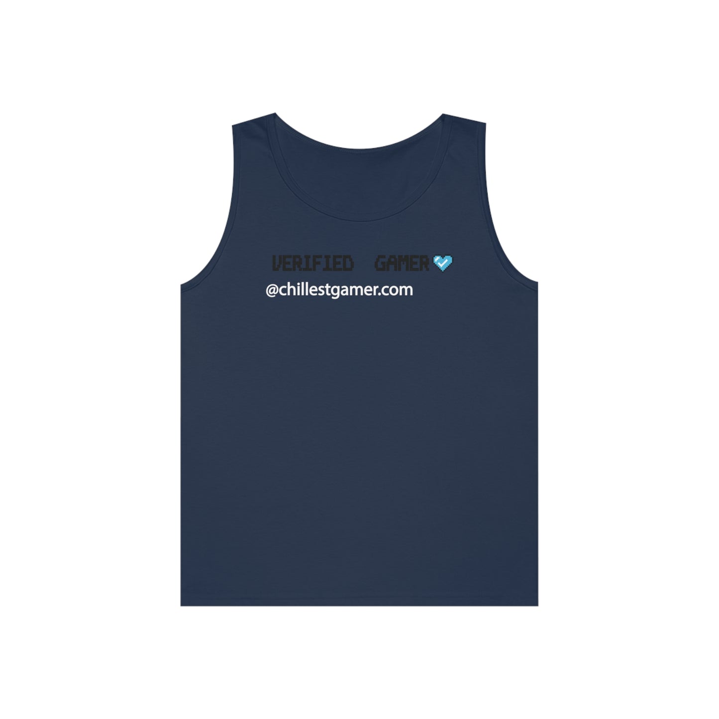 VERIFIED GAMER. Unisex Heavy Cotton Tank Top