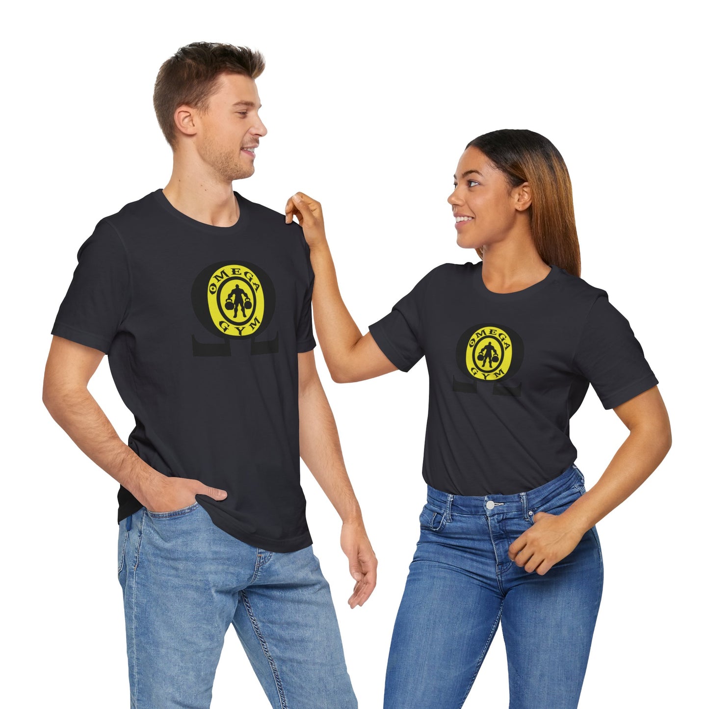 OMEGA GYM. Unisex Jersey Short Sleeve Tee
