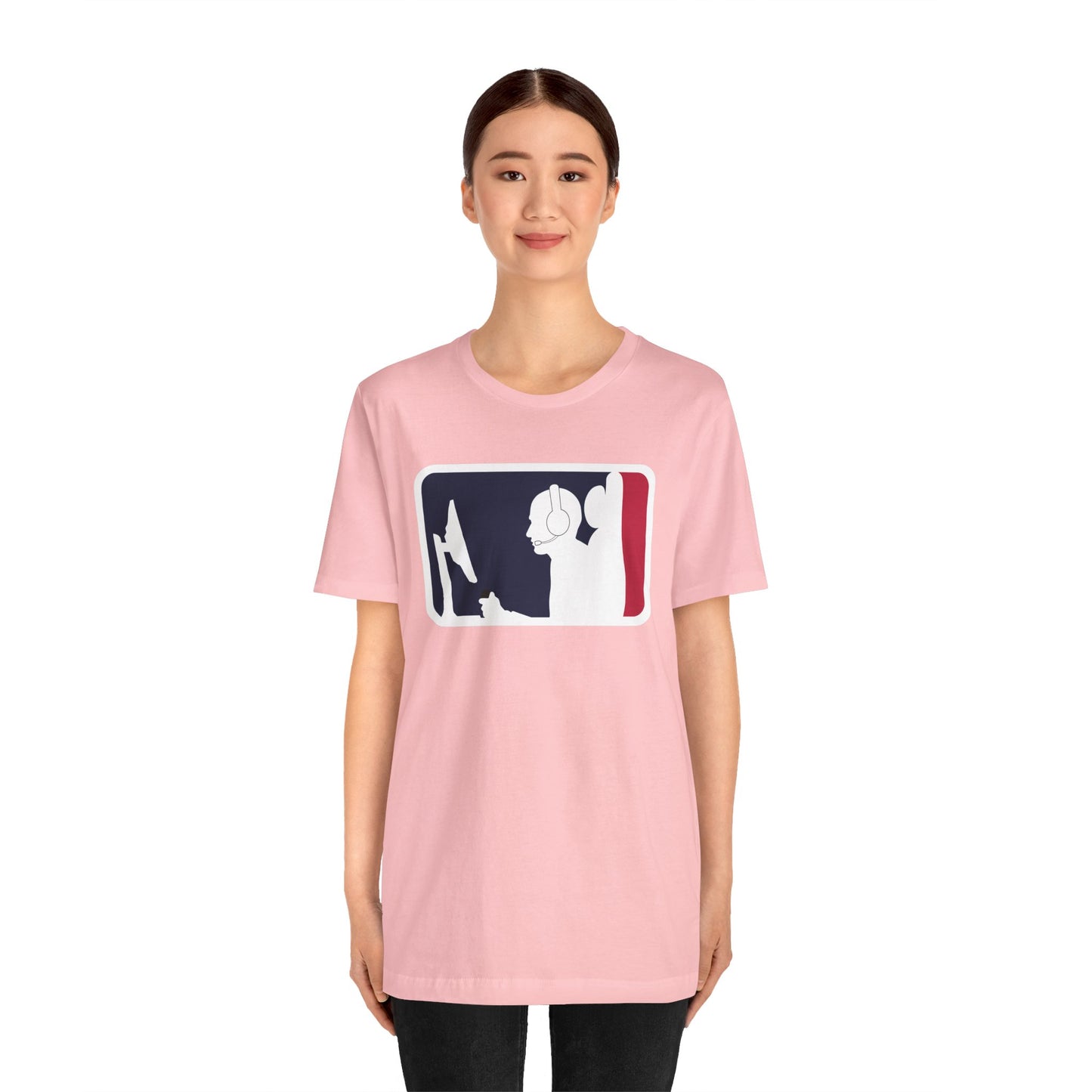 MAJOR LEAGUE GAMER (CONSOLE). Unisex Jersey Short Sleeve Tee