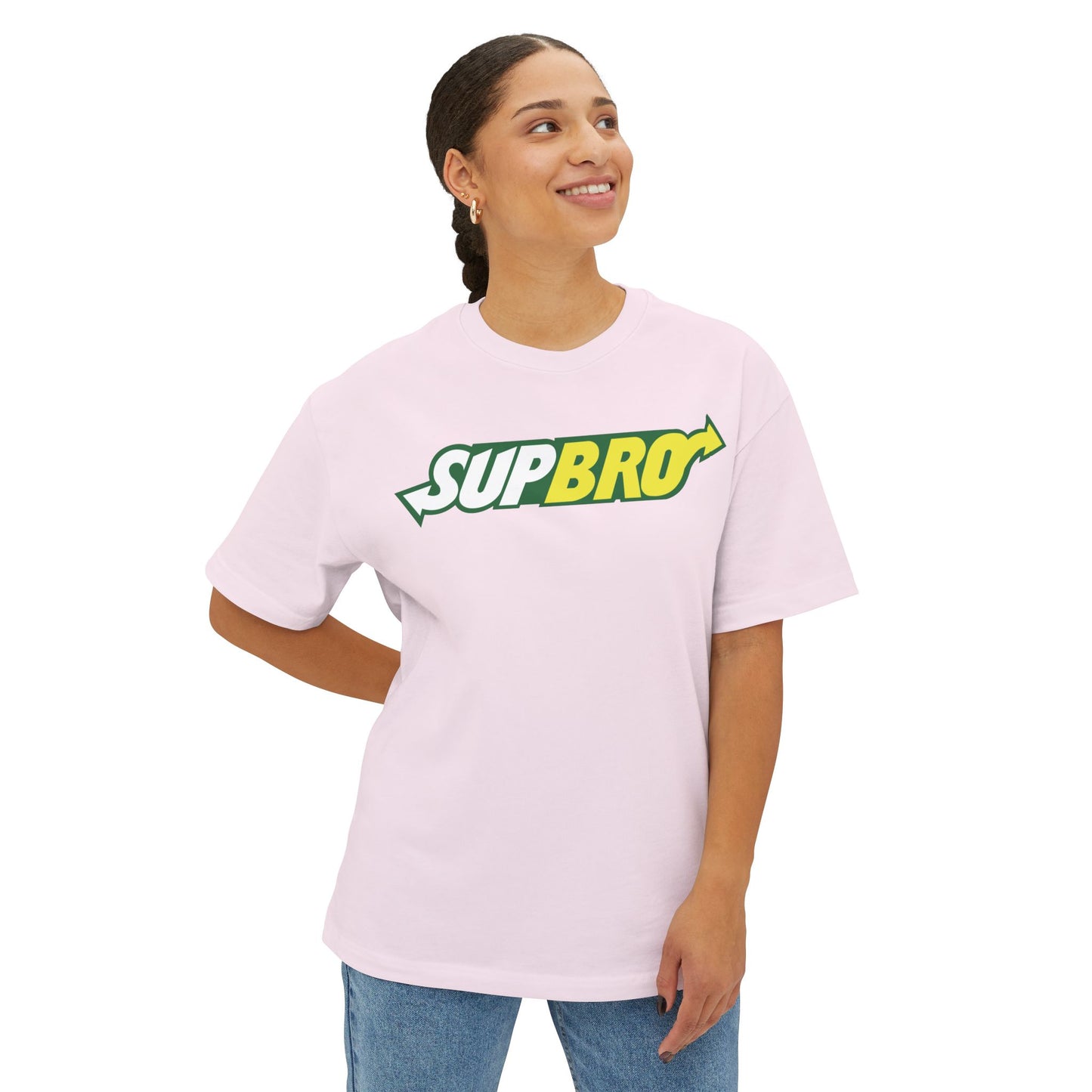 SUPBRO. Unisex Oversized Boxy Tee