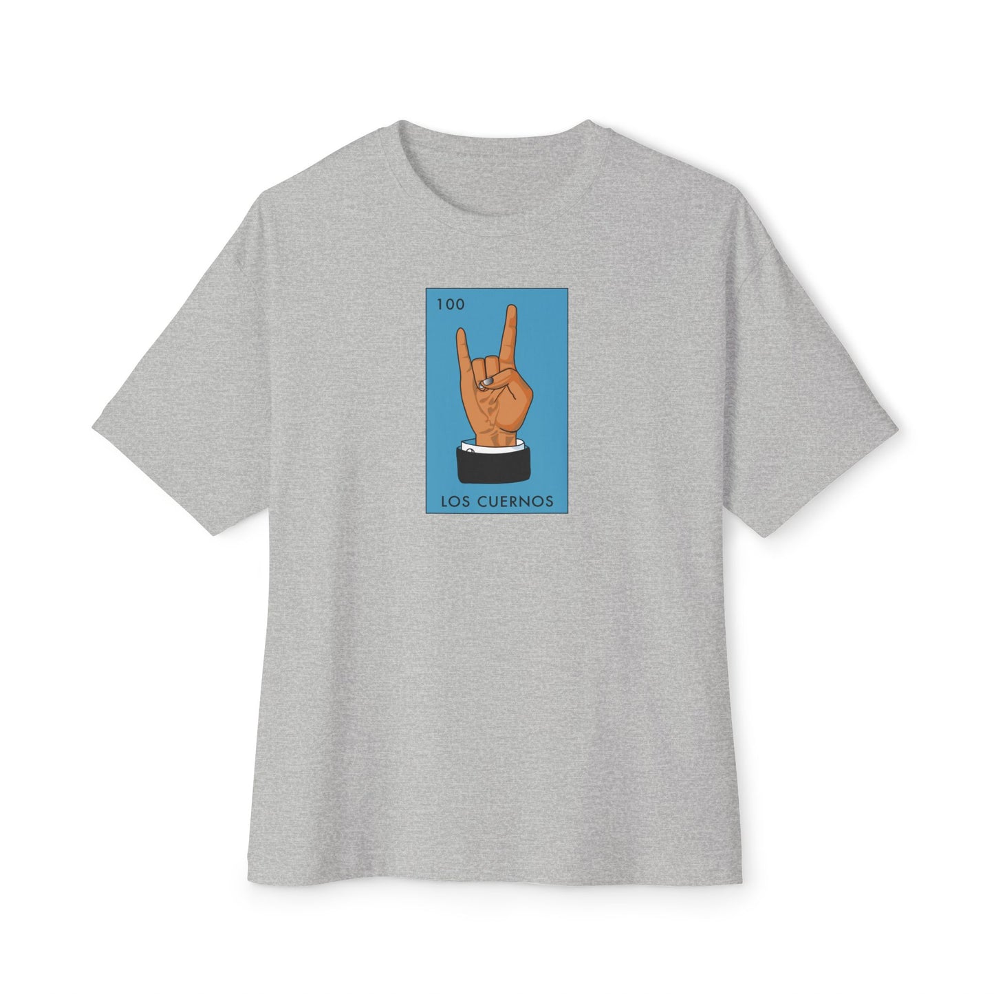 LOS CUERNOS (THE HORNS) Unisex Oversized Boxy Tee