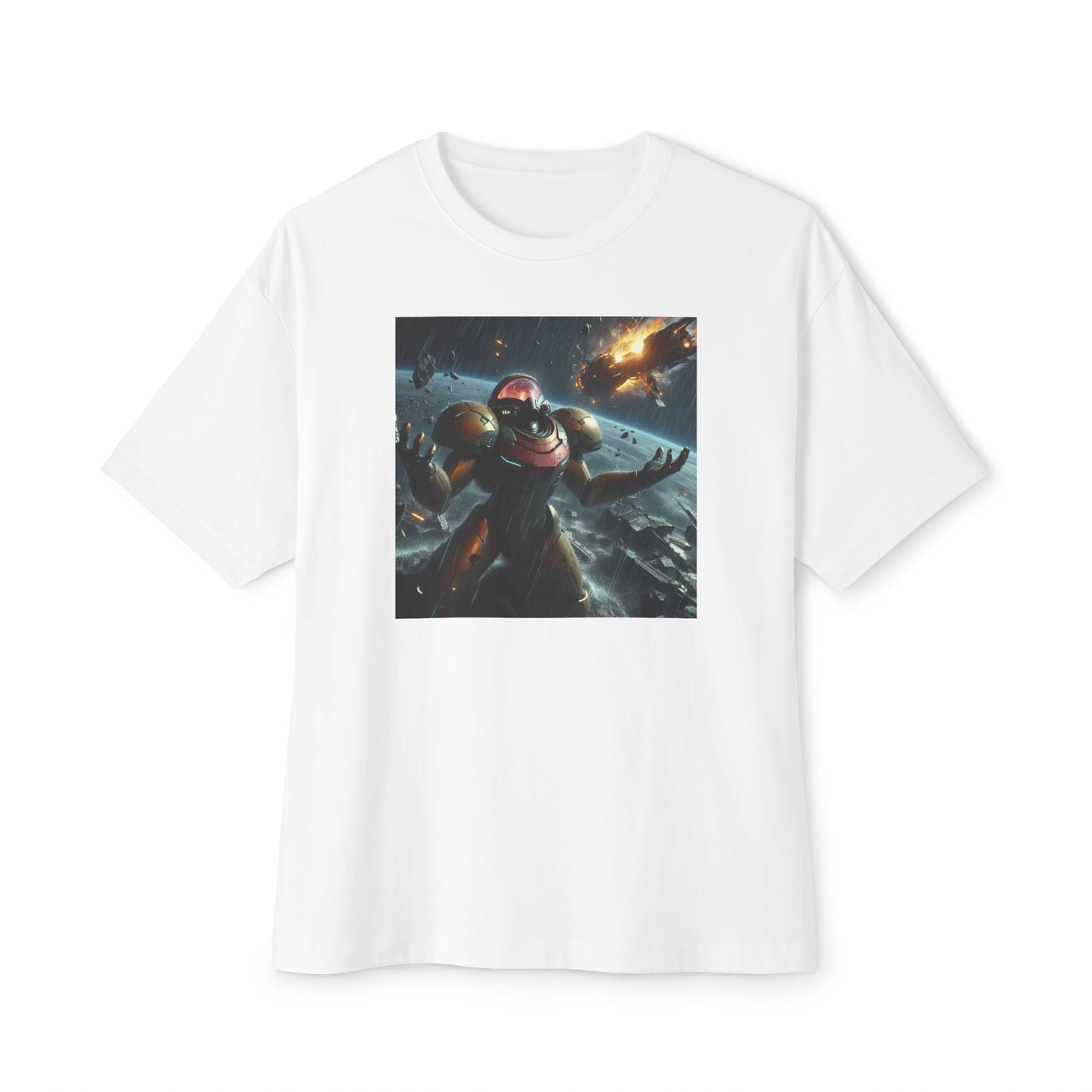 MISSION FAILED (AI generated). Unisex Oversized Boxy Tee