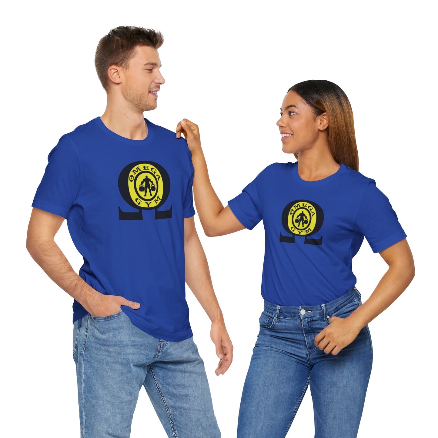 OMEGA GYM. Unisex Jersey Short Sleeve Tee