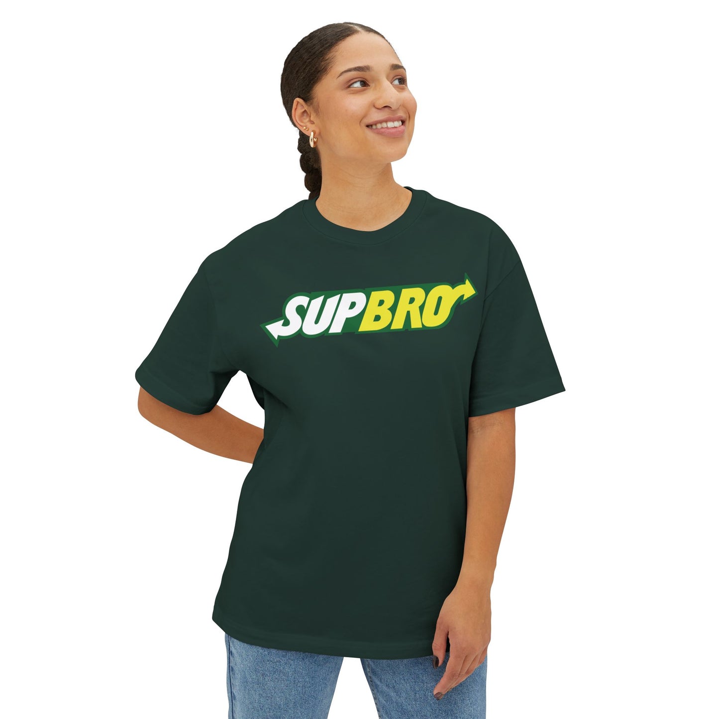 SUPBRO. Unisex Oversized Boxy Tee