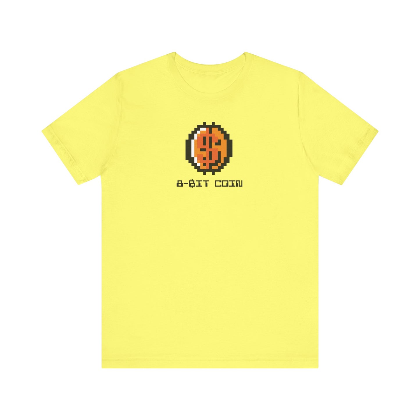 8-BIT COIN, Unisex Jersey Short Sleeve Tee