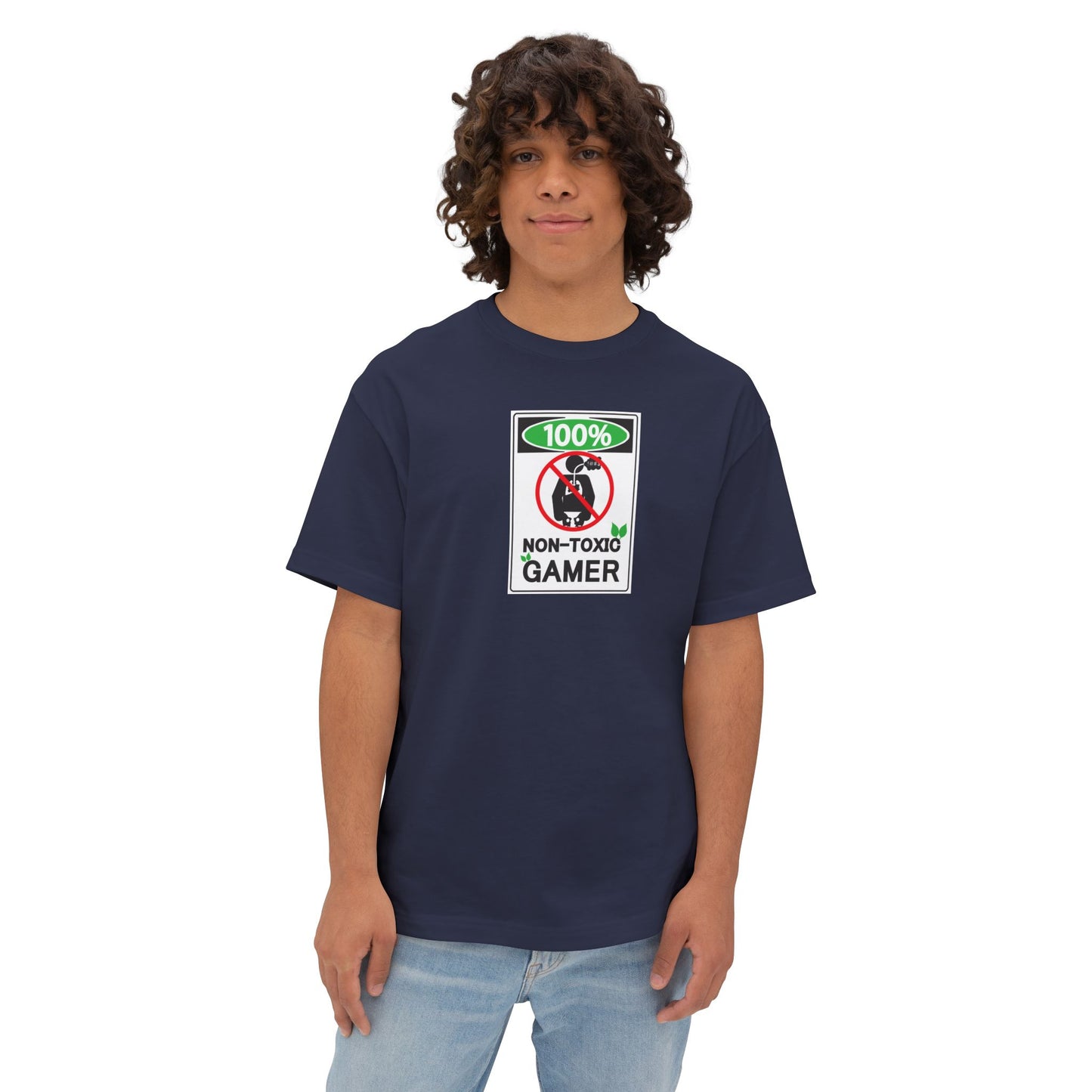 NON-TOXIC GAMER. Unisex Oversized Boxy Tee
