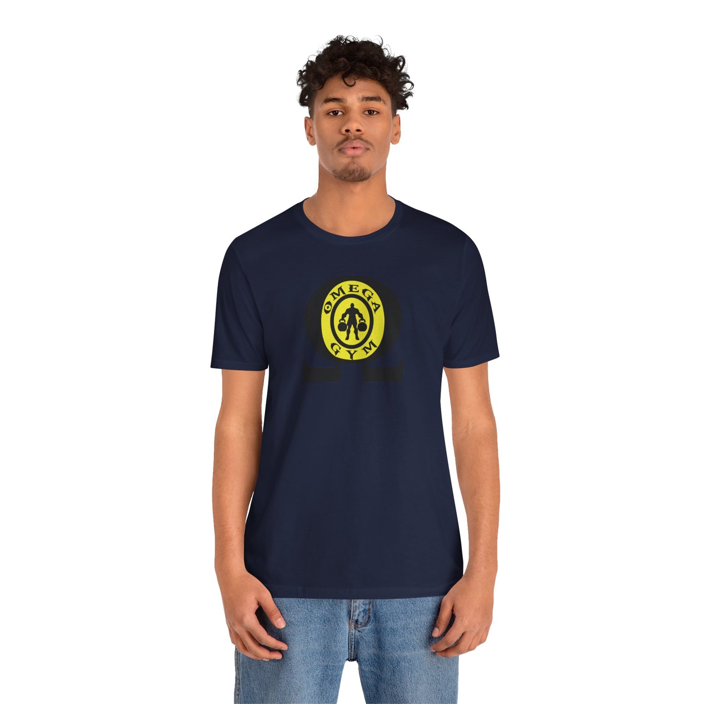 OMEGA GYM. Unisex Jersey Short Sleeve Tee
