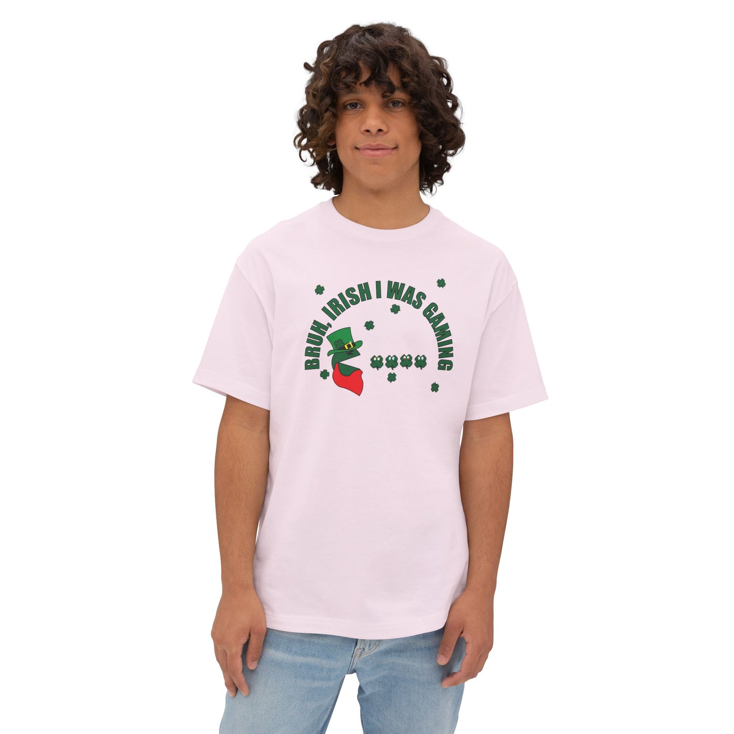 LUCKY GAMER. Unisex Oversized Boxy Tee