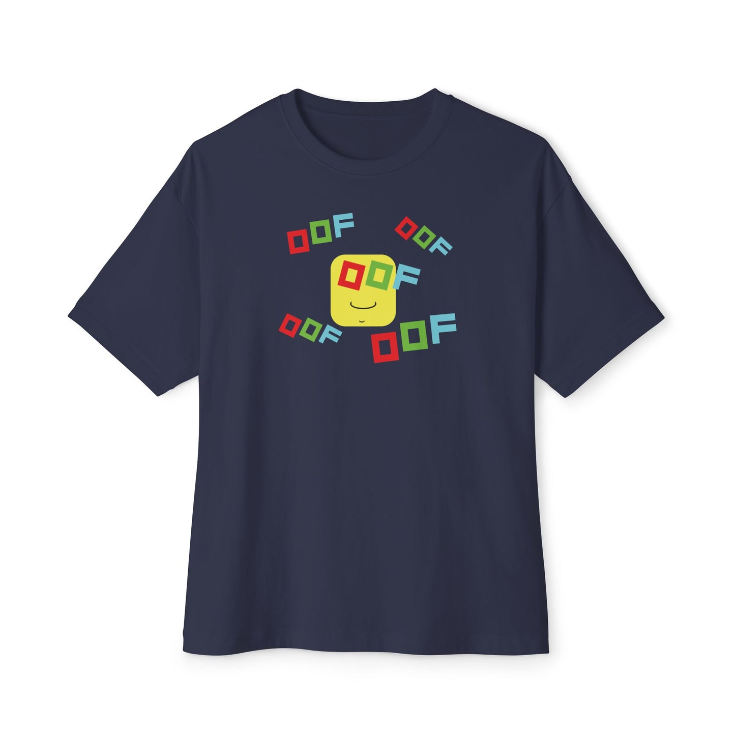 ROW BLOCKS OOF. Unisex Oversized Boxy Tee