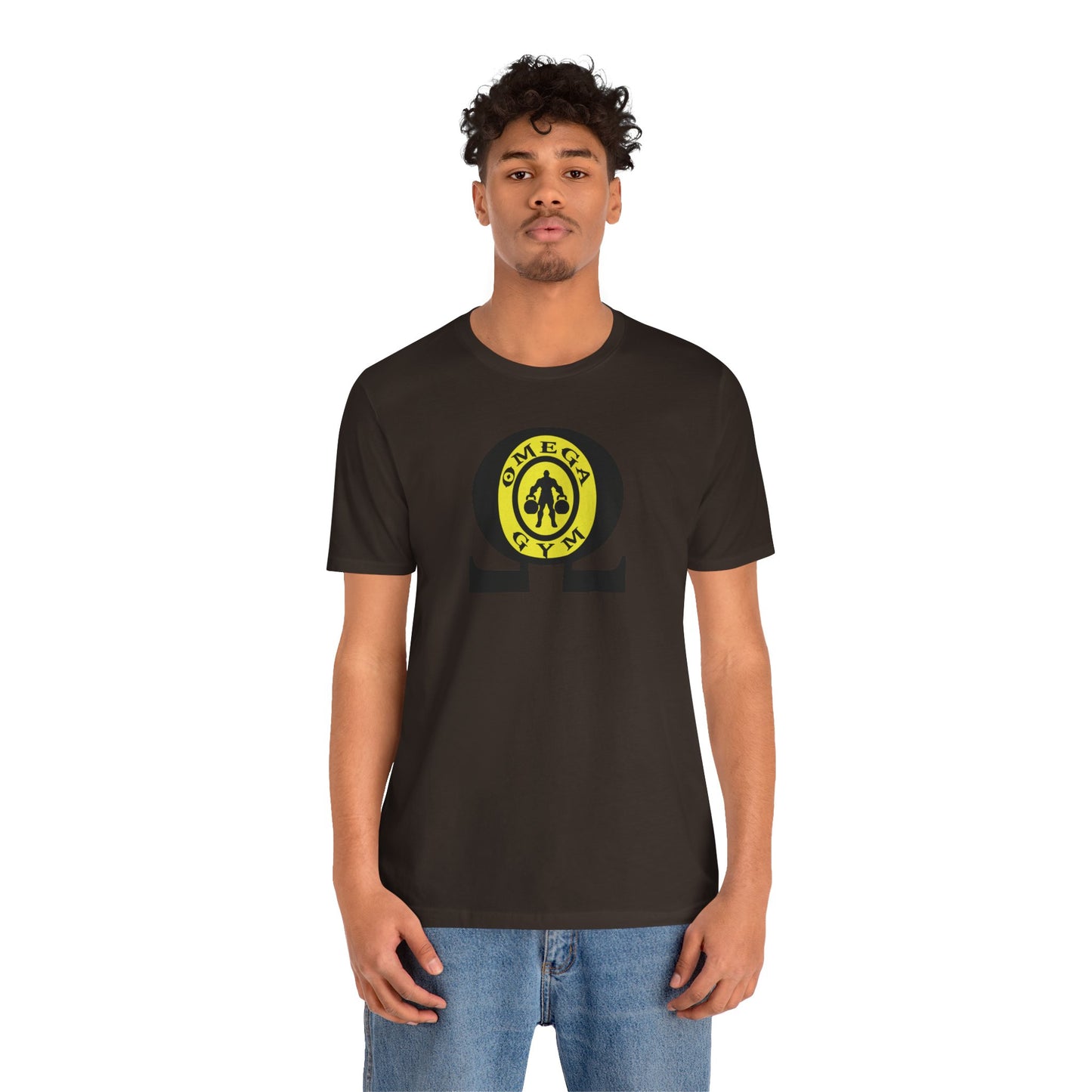 OMEGA GYM. Unisex Jersey Short Sleeve Tee