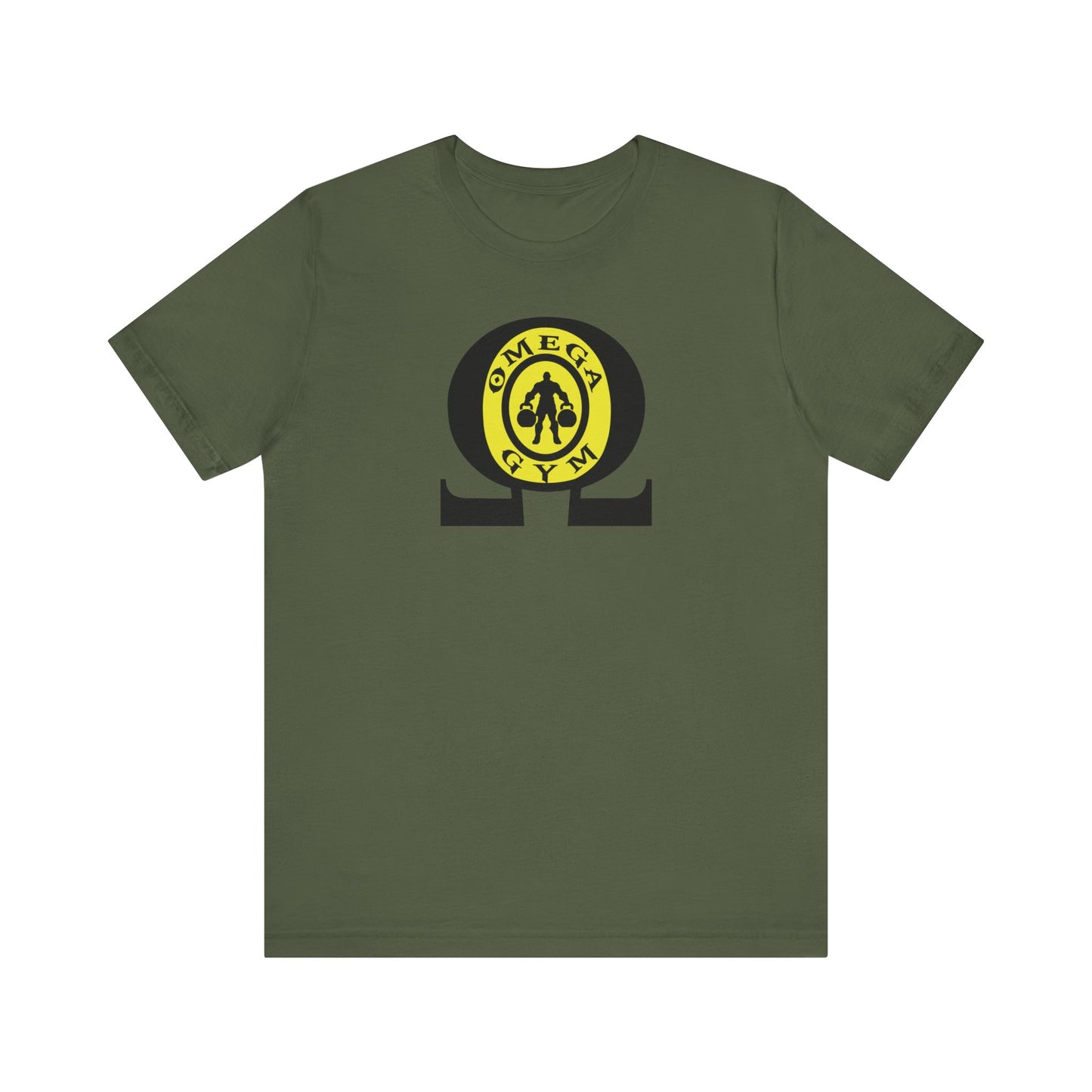 OMEGA GYM. Unisex Jersey Short Sleeve Tee