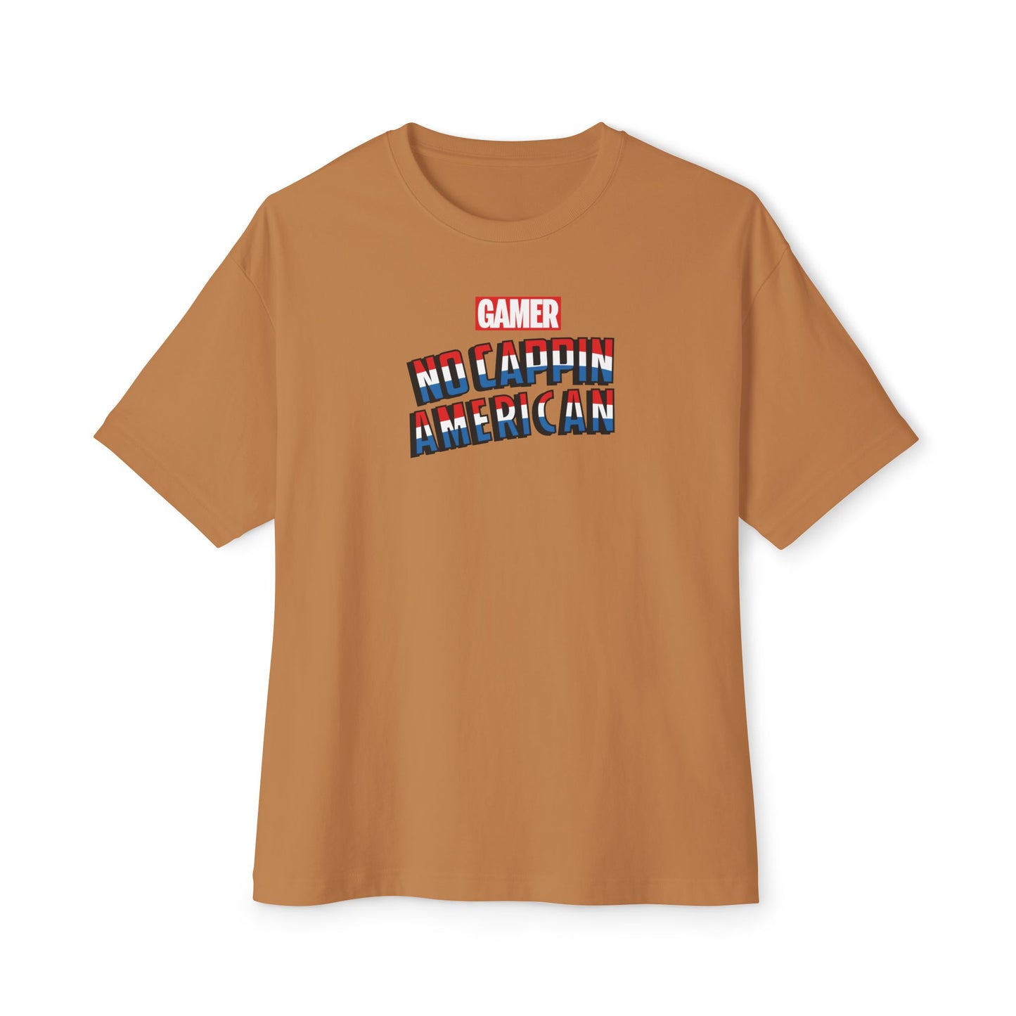 NO CAPPIN AMERICAN. Unisex Oversized Boxy Tee