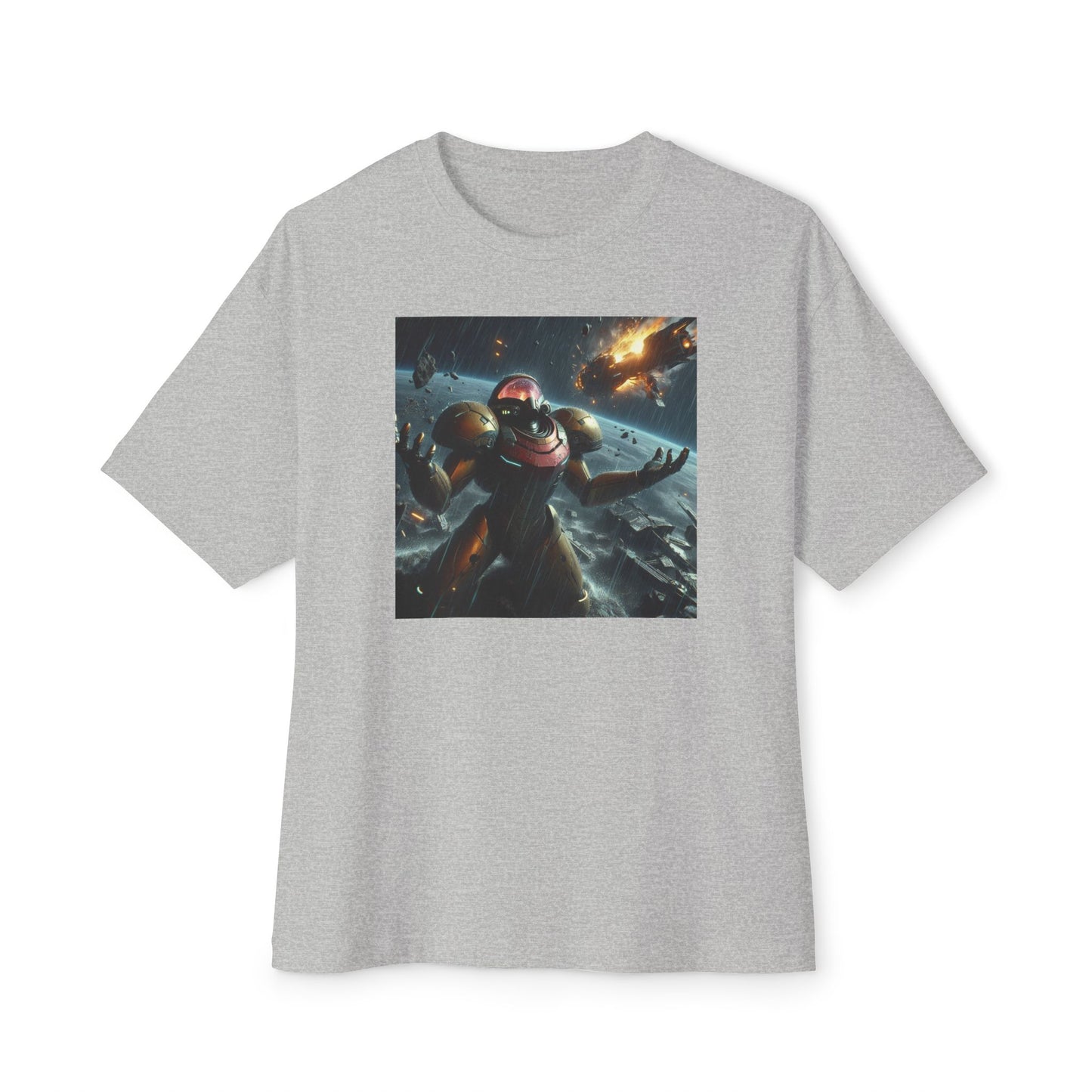 MISSION FAILED (AI generated). Unisex Oversized Boxy Tee