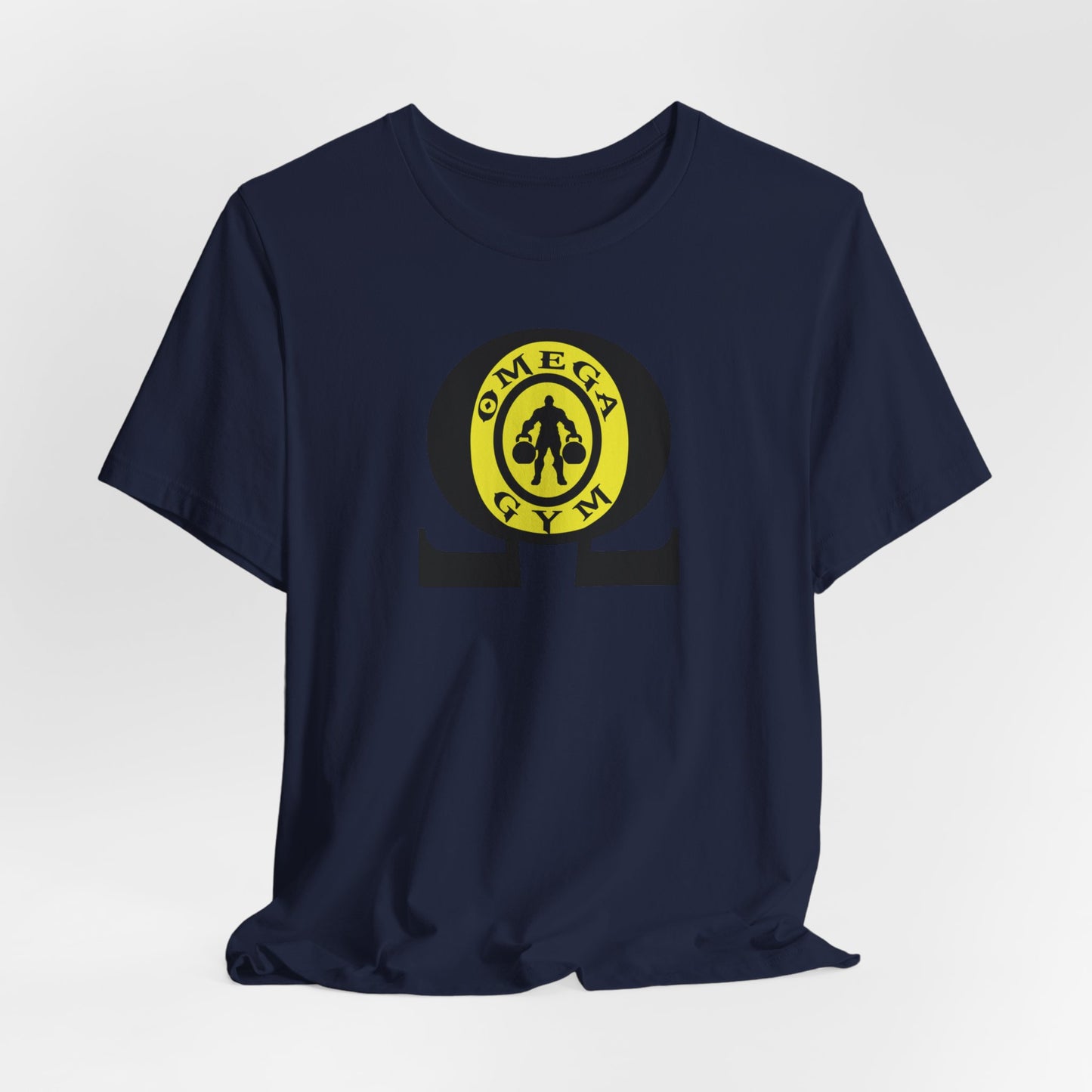 OMEGA GYM. Unisex Jersey Short Sleeve Tee