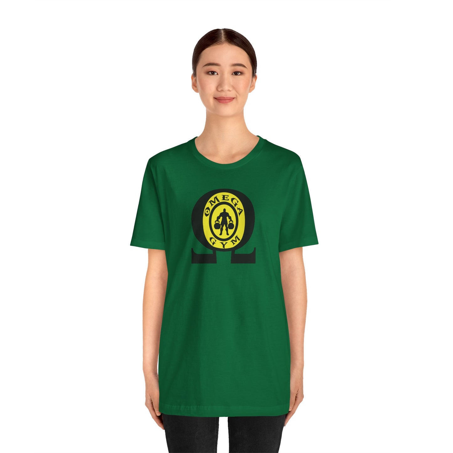 OMEGA GYM. Unisex Jersey Short Sleeve Tee