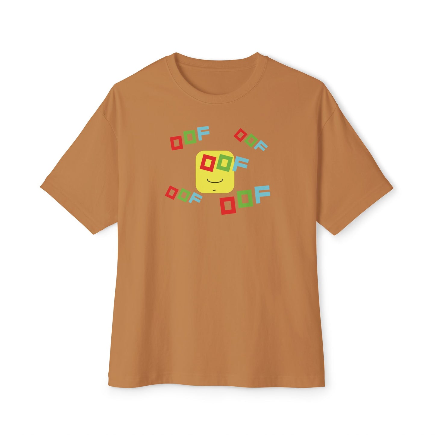 ROW BLOCKS OOF. Unisex Oversized Boxy Tee