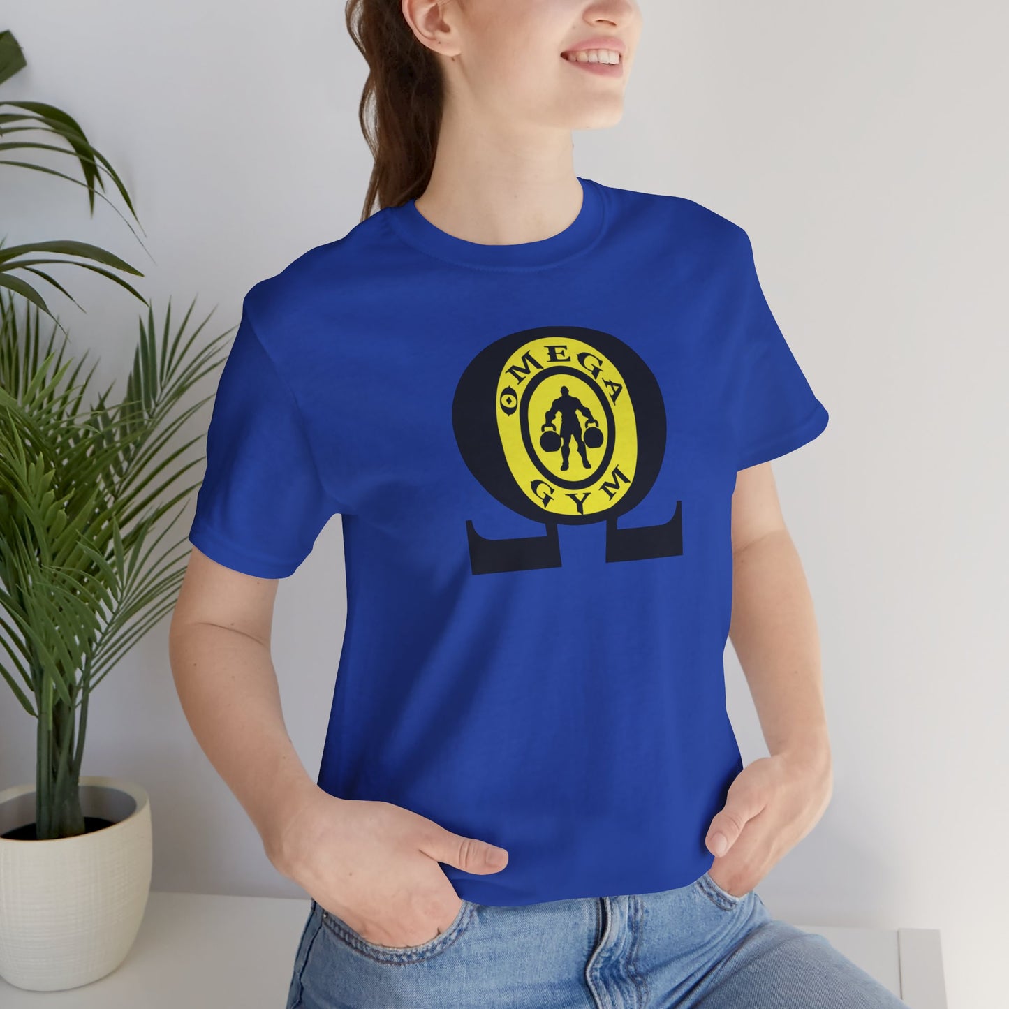 OMEGA GYM. Unisex Jersey Short Sleeve Tee