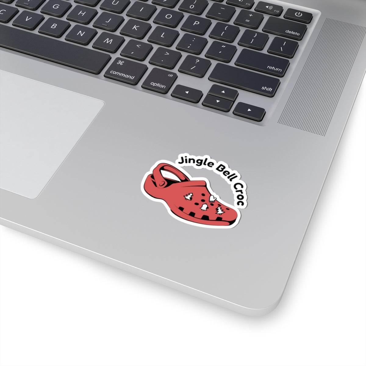 JINGLE BELL CROC. Kiss-Cut Stickers