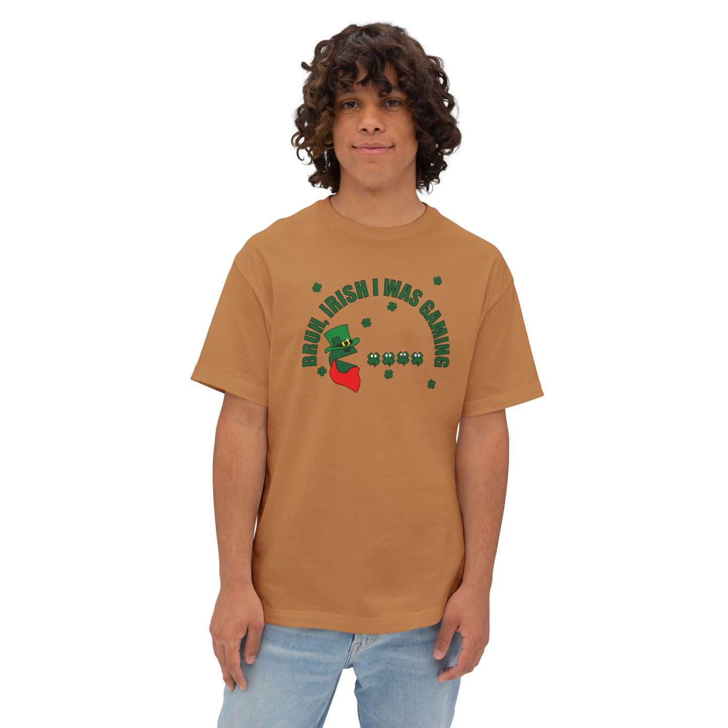 LUCKY GAMER. Unisex Oversized Boxy Tee
