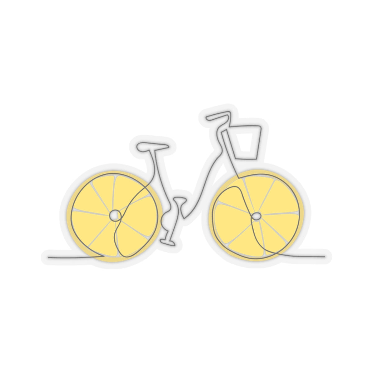 CHILLEST BIKE. Kiss-Cut Stickers