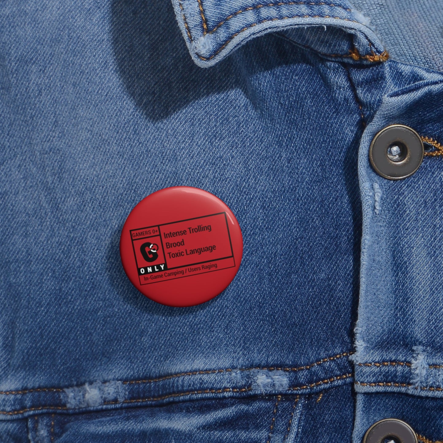 GAMERS ONLY. Custom Pin Buttons