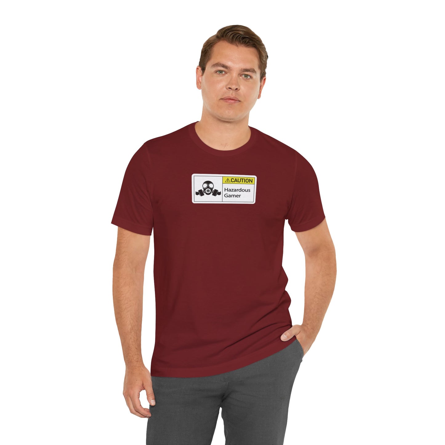 HAZARDOUS GAMER. Unisex Jersey Short Sleeve Tee